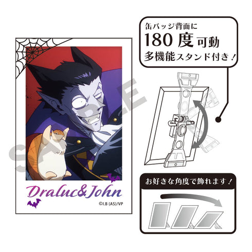『吸血鬼すぐ死ぬ』フォトジェニ缶バッジ ドラルク ジョン